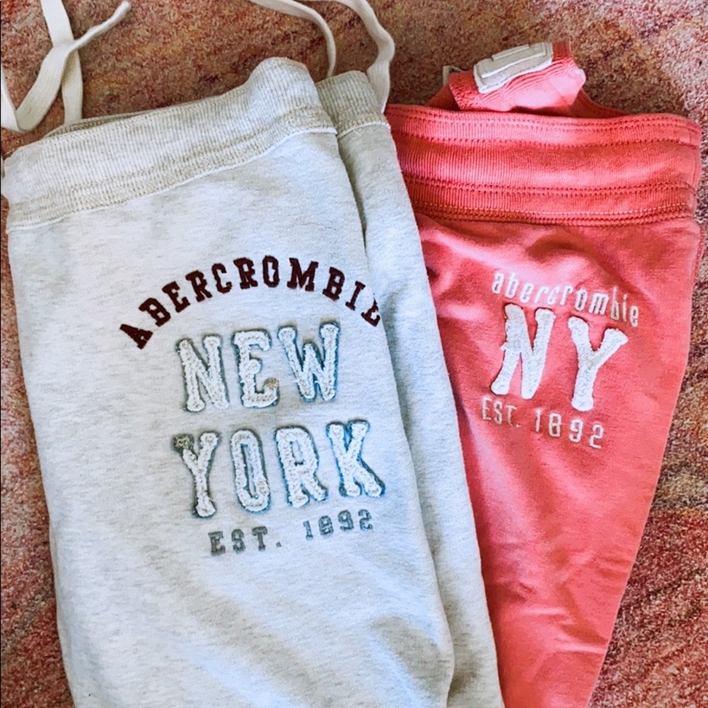 Abercrombie kids sweat pants pack of 2